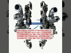 Turbocompresor para el 2004-10 Mercedes Benz SL 600 S/CL 600 con M275-LRK E 2750902480 A2750902480 5324-988-7206, 5324 988 7206 53249887206 2750902380, A2750902380 53249887205 5324-988-7205, 5324 988 7205