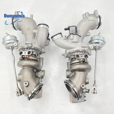 241202-0651 A276 090 1580 Twin Turbo IHI Para Mercedes Benz M271 DE18 AL W212 M 271 DE 18 AL M276DE30AL Coche de alto rendimiento